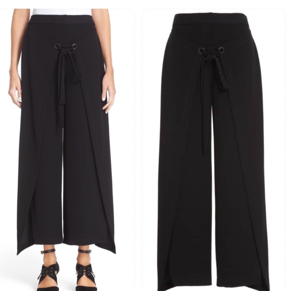 NWT! YIGAL AZROUËL Giorgio Wrap Front Wide Leg. NWT Size 8
